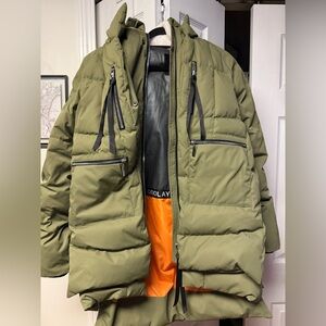 Orolay Women's Olive Puffer Jacket